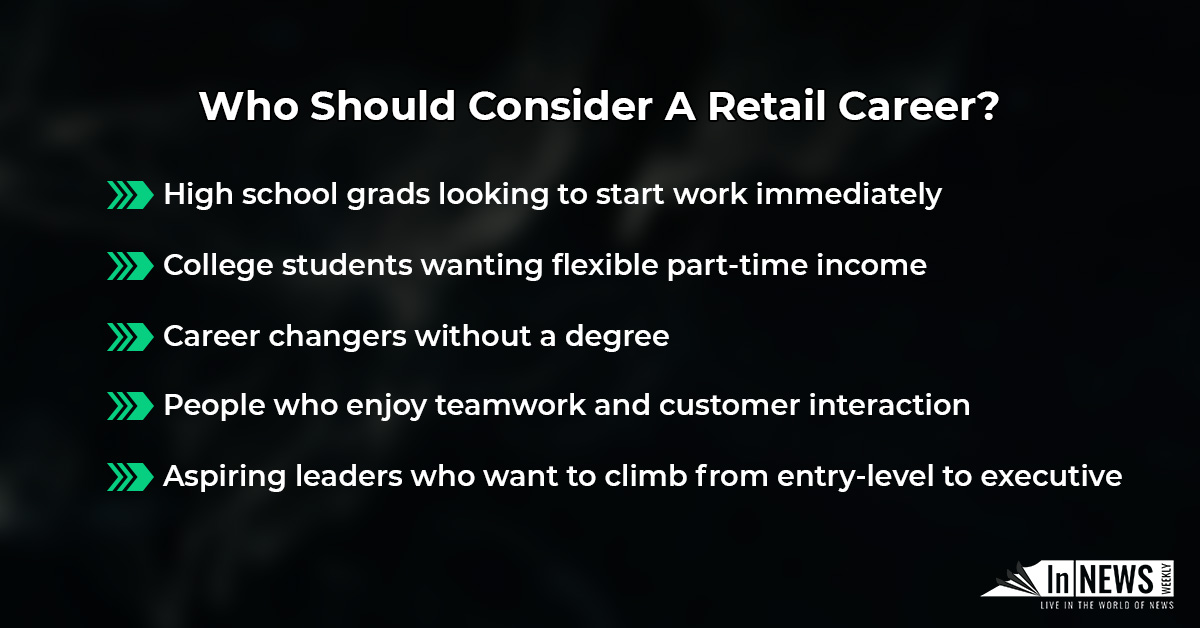 Is Department/Specialty Retail Stores A Good Career Path In 2025? Top Job Roles, Salaries, Skills & More Who Should Consider A Retail Career